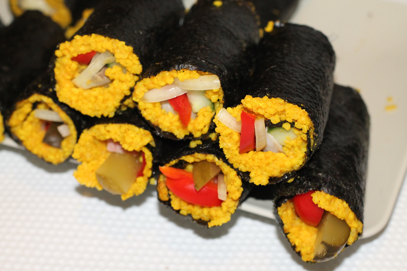 przepis na sushi z kaszą jaglaną