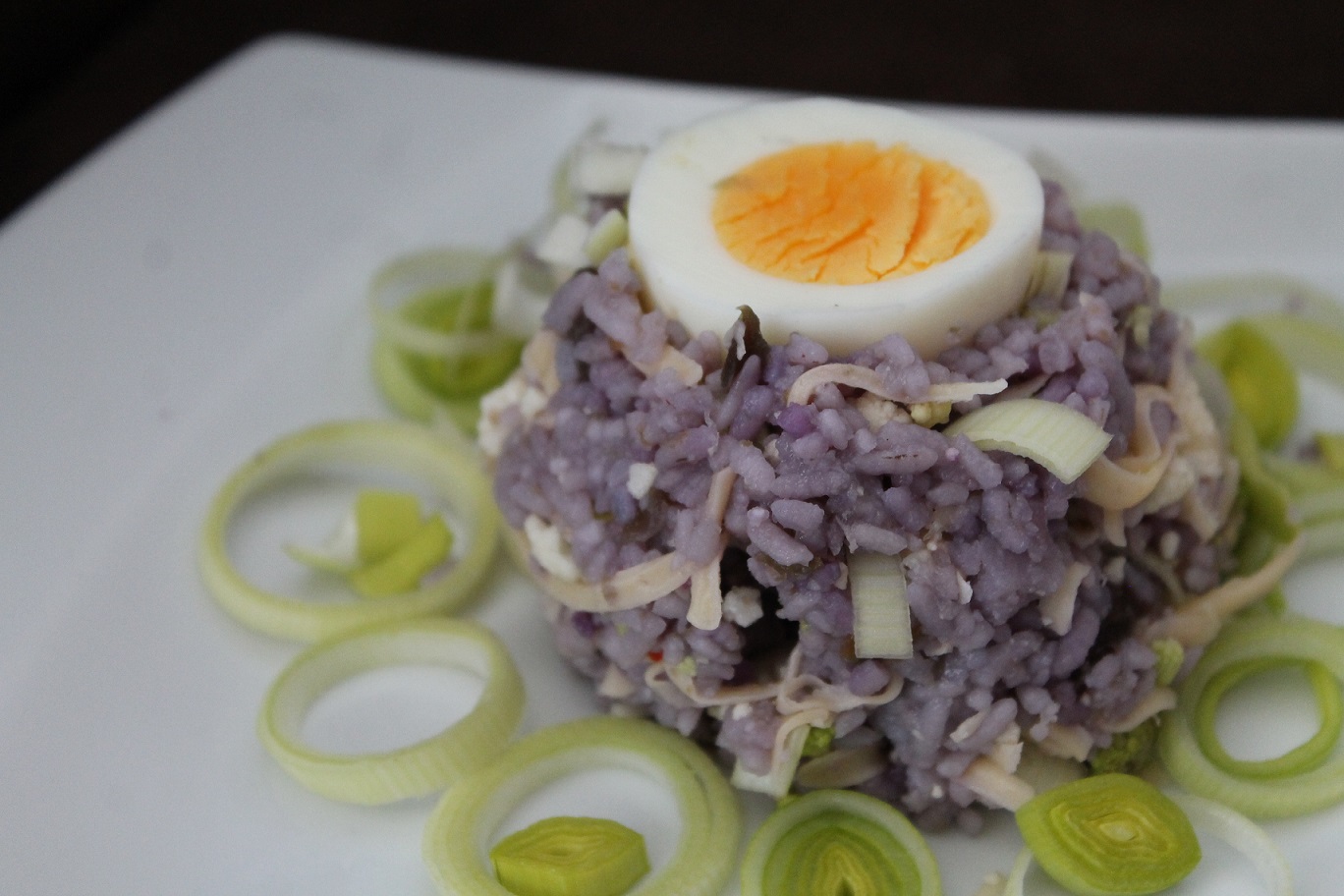 Przepis na potrawę z ryżem fioletowym